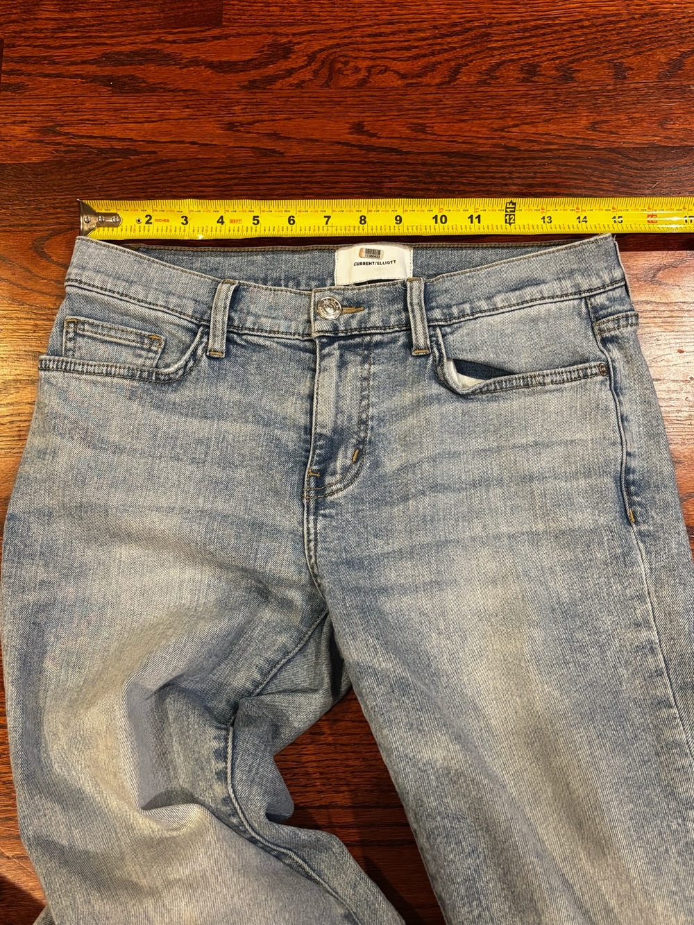 Current/Elliott The Stiletto Light Wash Skinny Jeans Size 28 - Picture 7 of 9